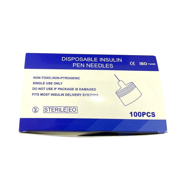 Insulin Needle Compatinle Pens: Novo, Lilly, Sanofi Avents, Ypsomed 4mm